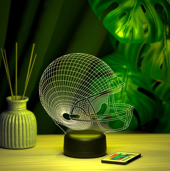 3D светильник  Светильник "Шлем - Американский футбол"