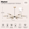 Подвесной светильник Maytoni MOD012CL-12G
