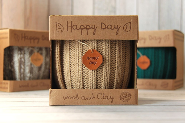 Вязаная кружка "Капучино"