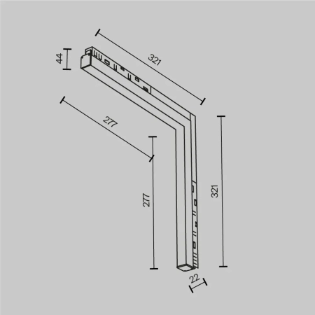 Трековый светильник Technical TR102-24W3K-W