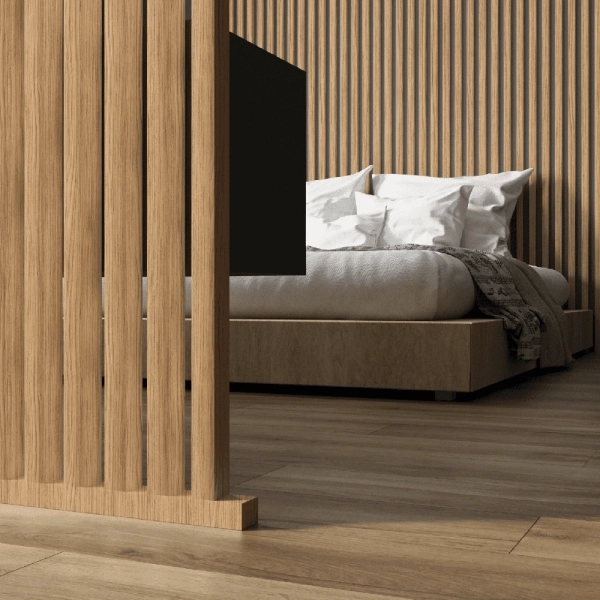 2К Интерьерная рейка МДФ Stella Милана Standart Дуб Сальвадор 20*30*2700 (уп.8 шт.)