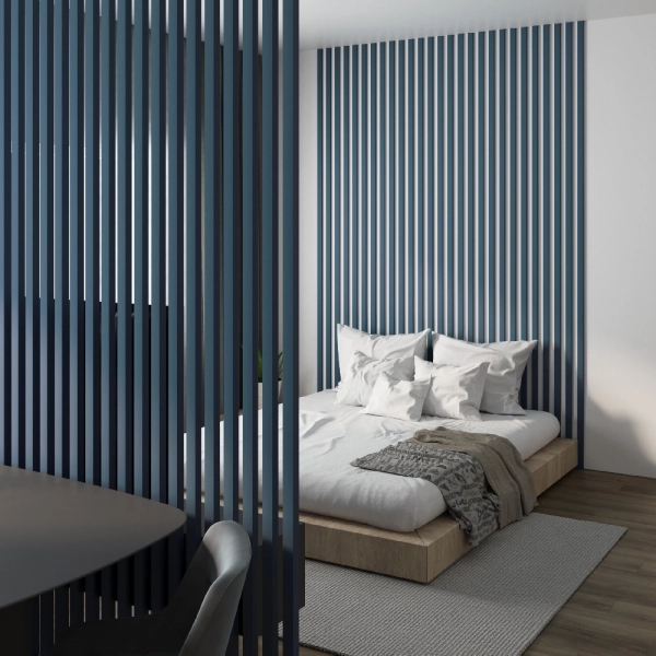 Интерьерная Рейка МДФ STELLA Планкен De Luxe Ocean 16*60*2700 (уп.6 шт.)