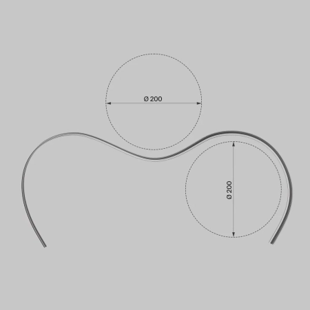 Комплектующие к светодиодной ленте Led Strip ALM-1806-S-2M