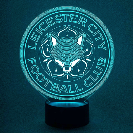 3D светильник  Leicester city - ФК Лестер Сити