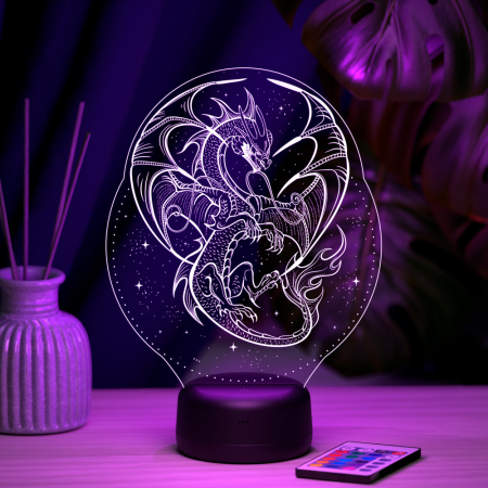 3D светильник  Светильник "Дракон"