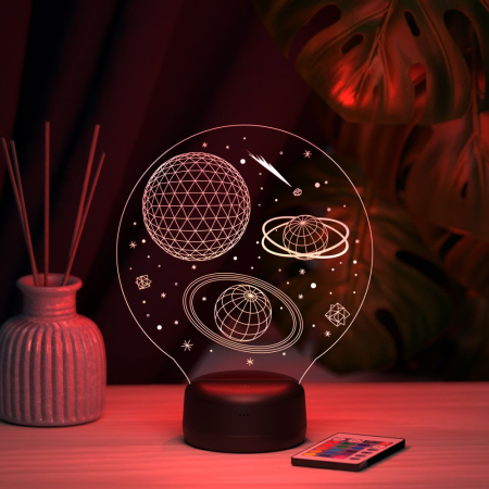 3D светильник  Светильник "Космос"