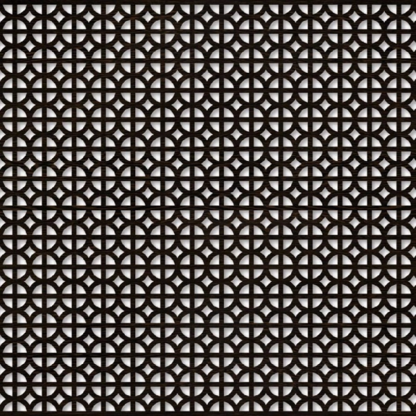 Панель декоративная перфорированная без рамки 1112х512 мм Сусанна венге STELLA (2шт)