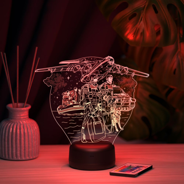 3D светильник  Светильник "Спасатели"