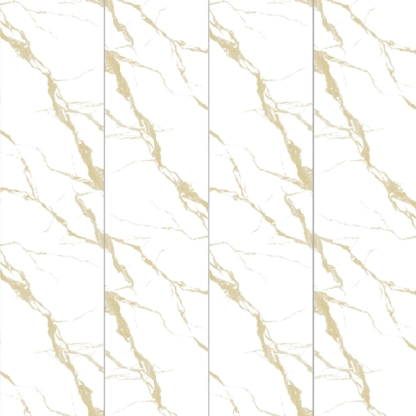 Панель ПВХ Мрамор Бьянко 671/1 2,6*0,25 Stella Slim 5мм Light (15)