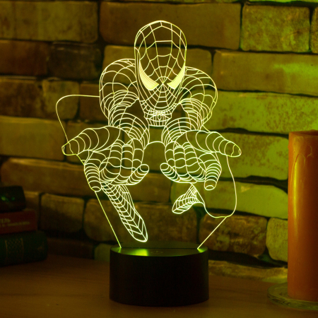 3D светильник  Человек паук #3