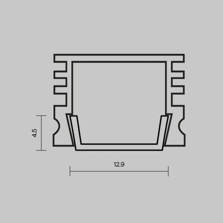 Комплектующие для профиля Led Strip 642024