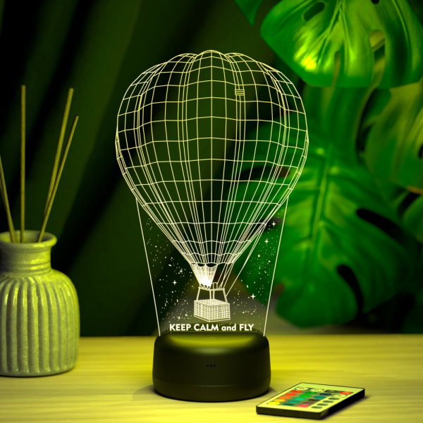 3D светильник  Светильник "Воздушный шар - Аэростат"
