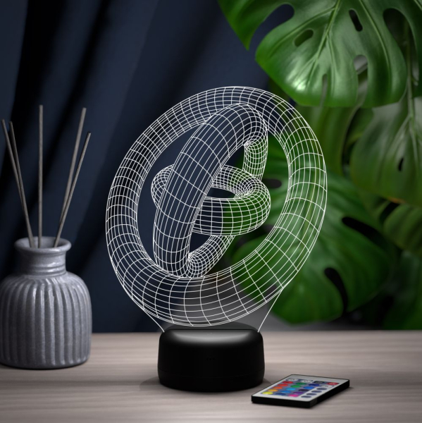 3D светильник  Светильник "Тороиды"