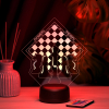 3D светильник  Светильник "Шахматы"
