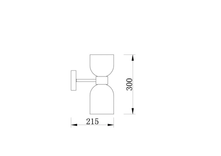 Настенный светильник (бра) Freya FR5203WL-02CH