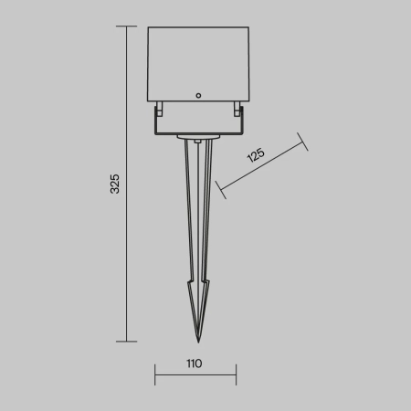 Ландшафтный светильник Outdoor O309FL-L18B3K