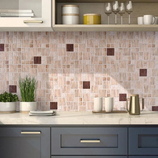 Панель ПВХ 0,3 мозаика Дуб белфорт