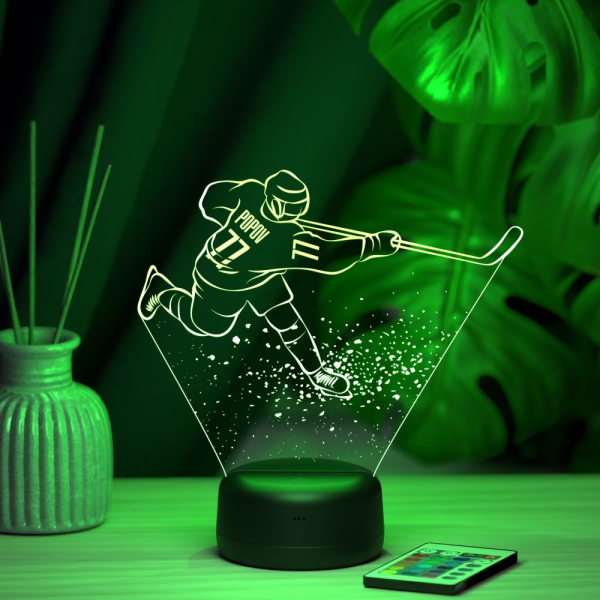 3D светильник  Светильник "Хоккеист в экипировке"