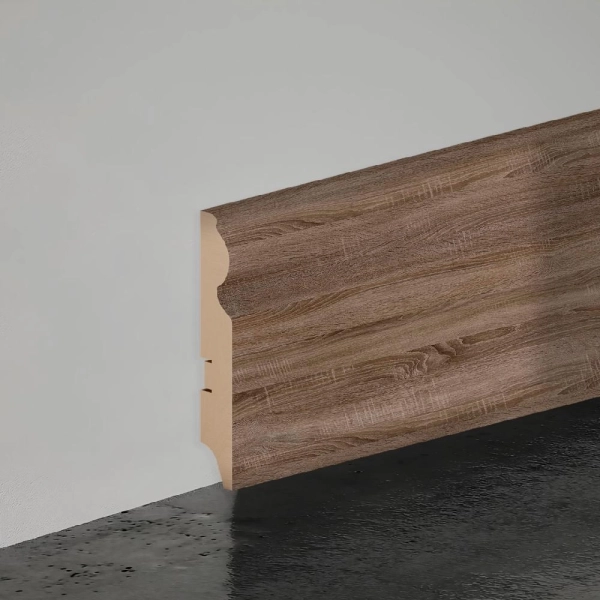 2К Напольный плинтус МДФ STELLA 110C 2000х110х16 Дуб Винтаж (12шт в упак)