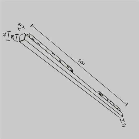 Трековый светильник Technical TR030-4-30WTW-DD2-B