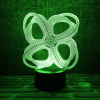 Ночной 3d светильник Абстракция 21