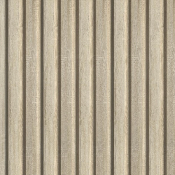 Панель Стеновая Реечная МДФ Stella Beats Standart Дуб Сонома 2700x119x16 (4шт.упак.)