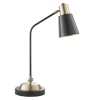 Лампа настольная pilwy, D21х65 см, золотистая/черная