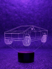3D светильник  Светильник "Tesla Roadster Илона Маска"