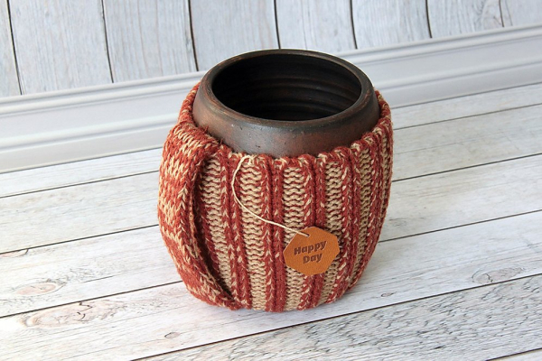 Вязаная кружка "Фраппе"