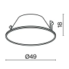 Комплектующие для светильника Technical Ring057-7-MG
