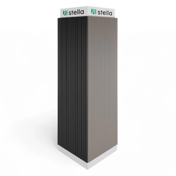 Колонна Реечные панели МДФ Beats, Wave Stella №1 2070х600х600 мм