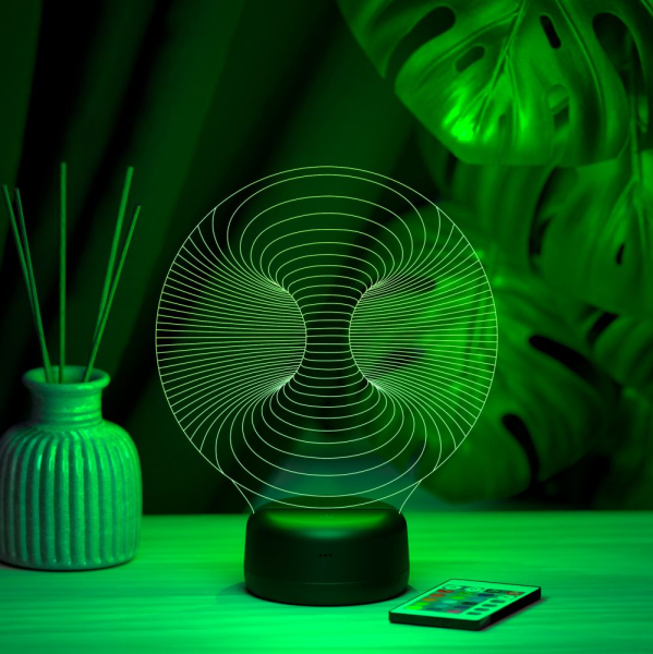 3D светильник  3д светильник "Абстракция #19"