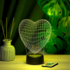3D светильник  Светильник "Граненое сердце"