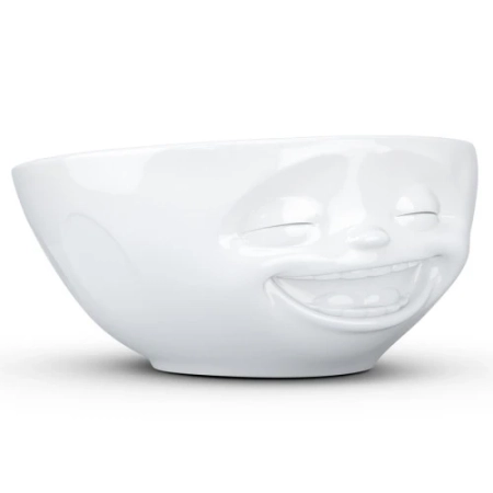 Чаша laughing, 350 мл, белая