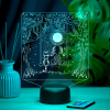 3D светильник  Светильник "Девочка и кот"