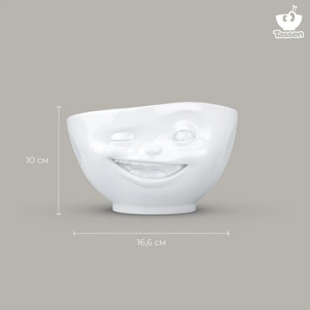 Чаша winking, 500 мл, белая