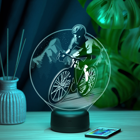 3D светильник  Светильник "Велосипедист #2"