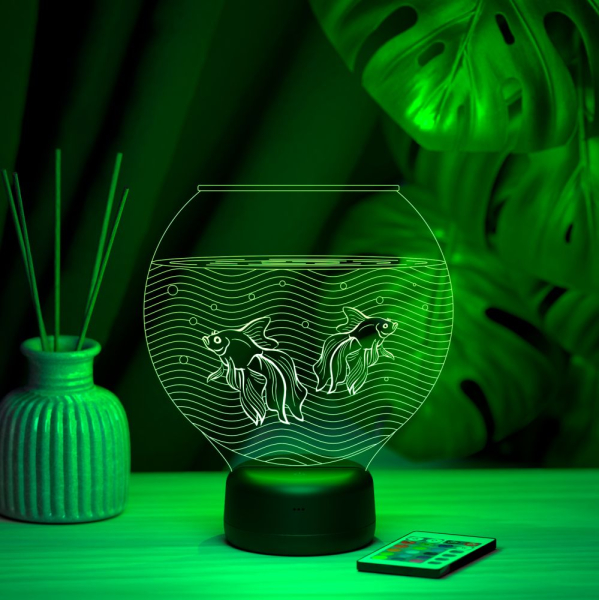 3D светильник  Светильник "Аквариум"