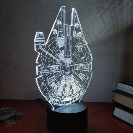 3D светильник  Сокол тысячелетия