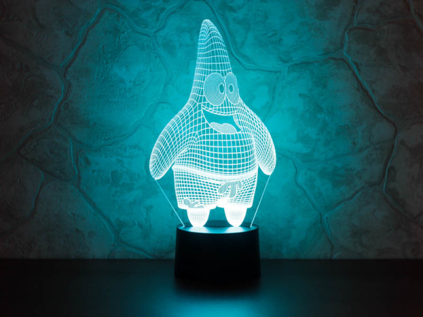 3D светильник  Патрик