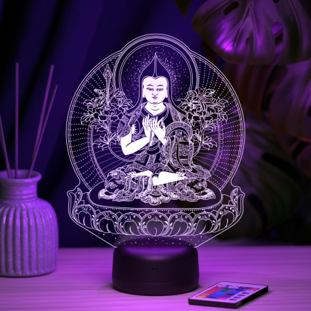 3D светильник  Светильник "Лама Цонкапа (Буддизм)"