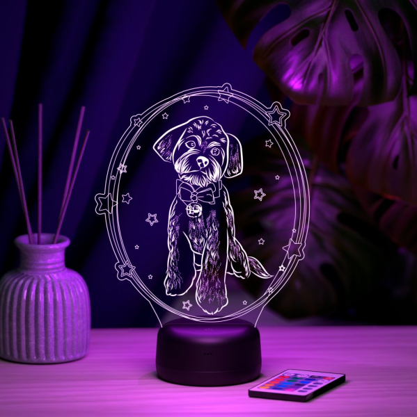 3D светильник  Светильник "Болонка"