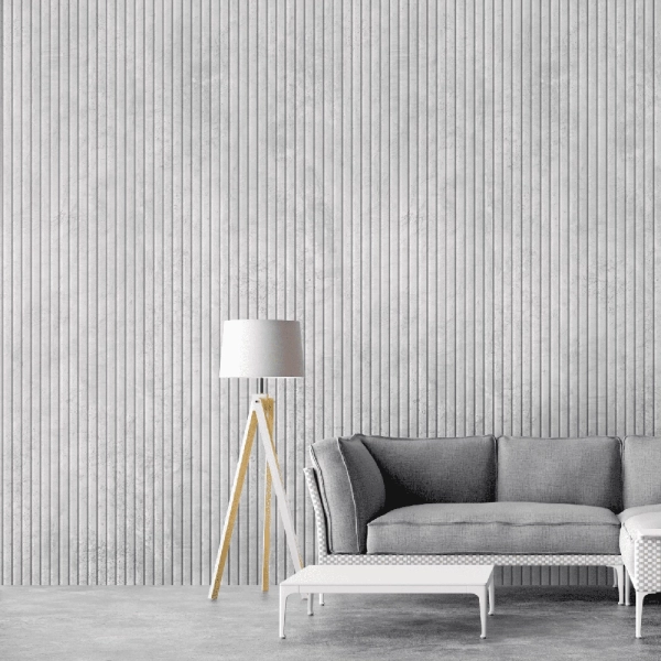 2К Профиль Финиш МДФ Stella Beats Premium Бетон Чикаго 2700x77x16 (упак.4шт.)