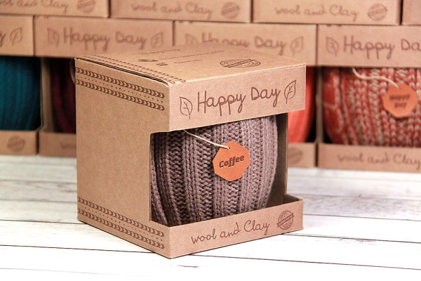 Вязаная кружка "Какао"