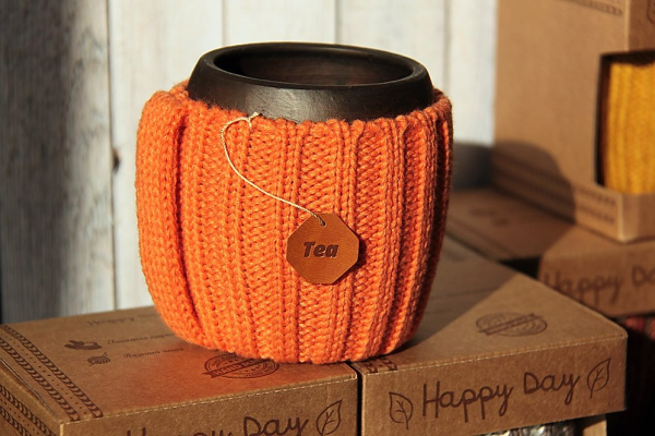 Вязаная кружка "Пунш"