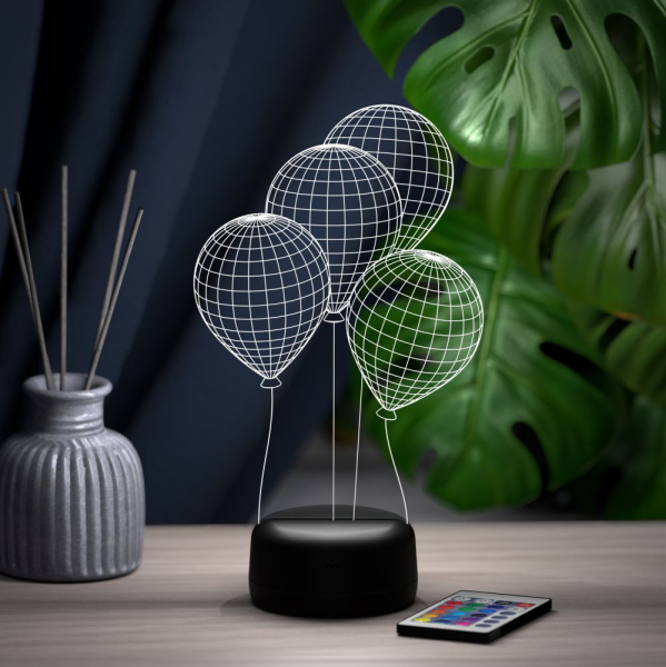 3D светильник  Светильник "Воздушные шарики"