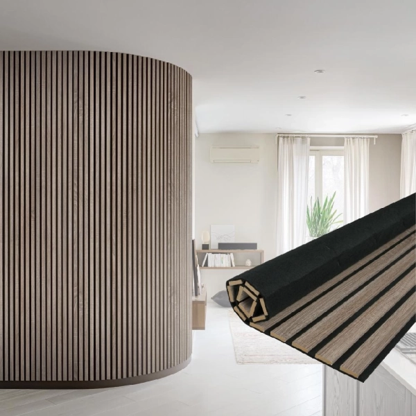 2К Панель Стеновая Акустическая Stella Comfort Standart Дуб Винтаж 2780х600х9 (уп.1шт.)