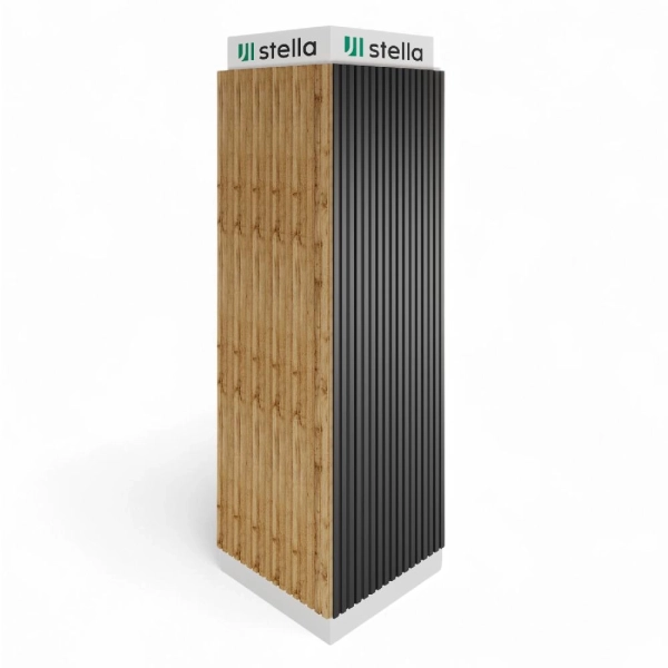 Колонна Реечные панели МДФ Beats, Wave Stella №1 2070х600х600 мм