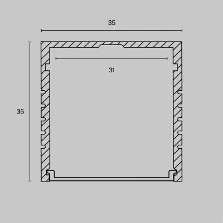 Комплектующие к светодиодной ленте Led Strip ALM-3535A-S-2M