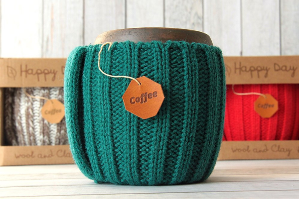 Вязаная кружка "Матэ"